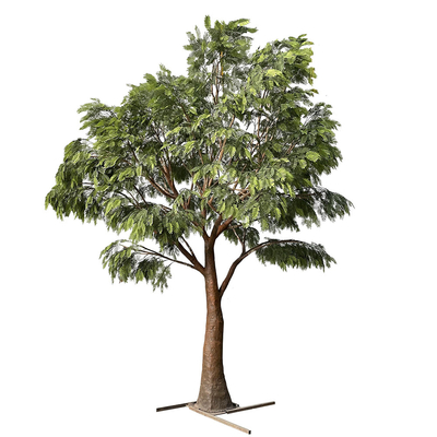 Αντι UV τεχνητά δέντρα Babul για υπαίθρια μέτρα γυαλιού ινών τοπίων αειθαλή 5,5