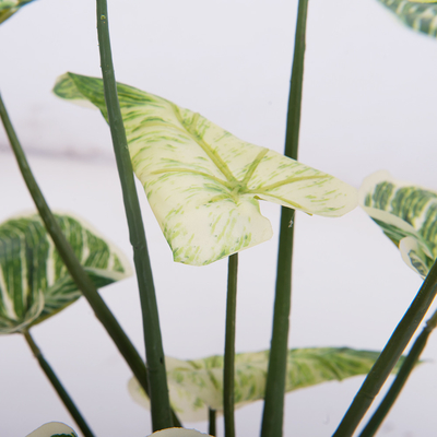 Modern Artificial Potted Floor Plants For Home And Garden Decoration Philodendron Birkin