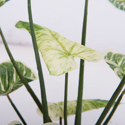 Bedroom Artificial Potted Floor Plants Plastic Philodendron Birkin