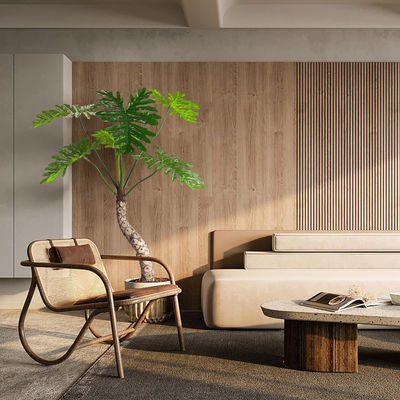 180cm High Artificial Philodendron Evergreen Real Touch Leaves No Caring Potted Plant