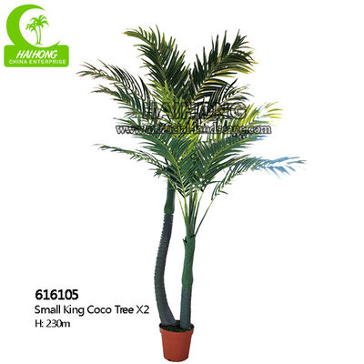 Large Size 230cm Artificial Coconut Tree For Theme Park Decoration