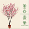 μπονσάι τεχνητών λουλουδιών εγκαταστάσεων διακοσμήσεων δέντρων ανθών κερασιών 180cm σε δοχείο
