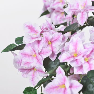 Artificial Bougainvillea Tree with Flower in Plastic Pot for Front Porch Home Office Garden Party Decoration