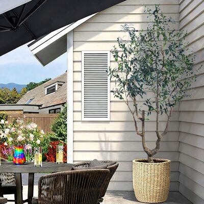 Μεγάλο τεχνητό ελαιόδεντρο με πραγματικό ξύλινο κορμό - 7FT & 8FT μεγέθη για ξενοδοχείο Lobby & πολυτελή διακόσμηση εισόδου βίλας