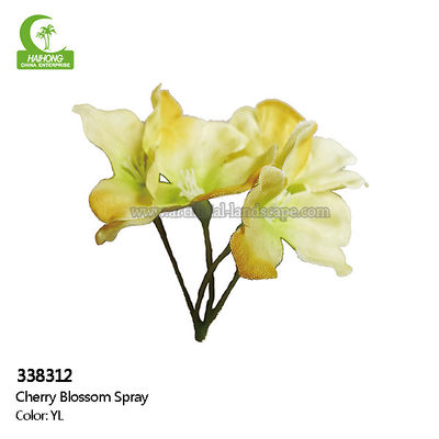 Plastic Stem Real Touch Artificial Flowers , Cherry Blossom Artificial Flowers 110cm